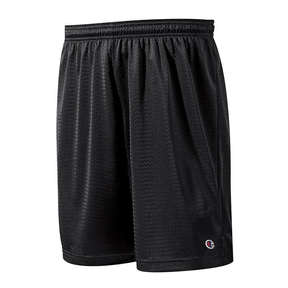 Champion Mens Mesh Basketball Shorts - Black - S