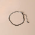 "Kauai" Herringbone Bracelet - Silver Colour