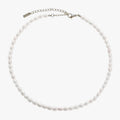 Freshwater Pearl Choker - Silver Colour