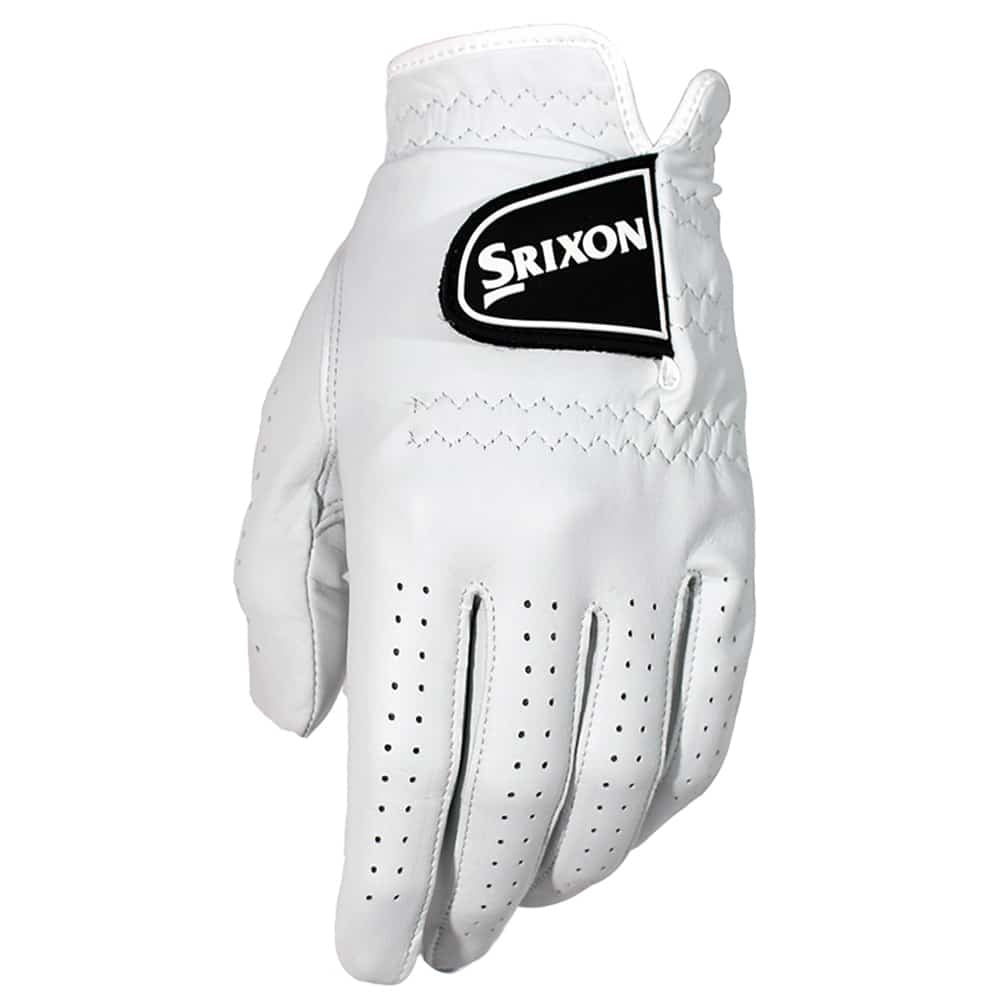 Srixon Men's Premium Cabretta Golfing Gloves - WHT - S - RH
