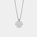 Golden Sun Necklace - Silver Colour