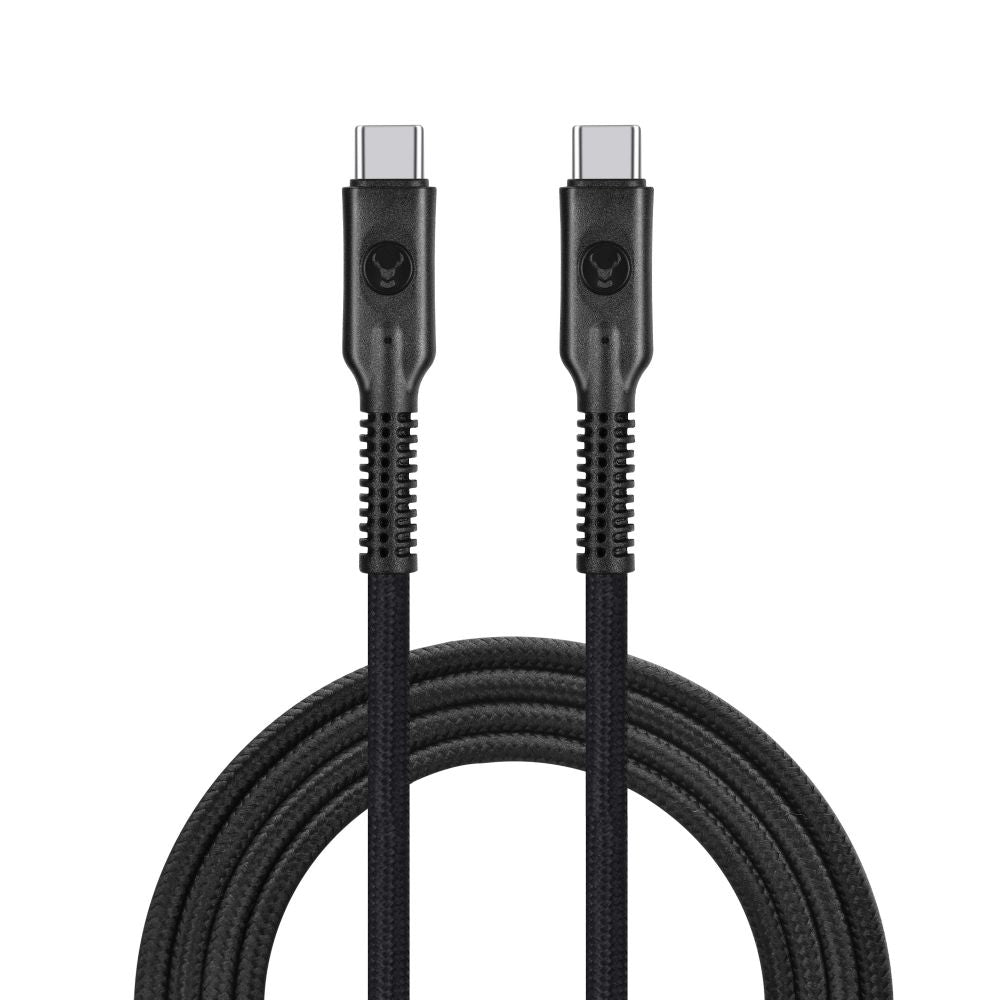 Bonelk Long-Life Easy-Grip USB-C to USB-C, 240W/40Gbps 8K -1.5m (Black)