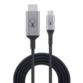 Bonelk Long-Life USB-C to HDMI Cable (Black) - 2.5 m
