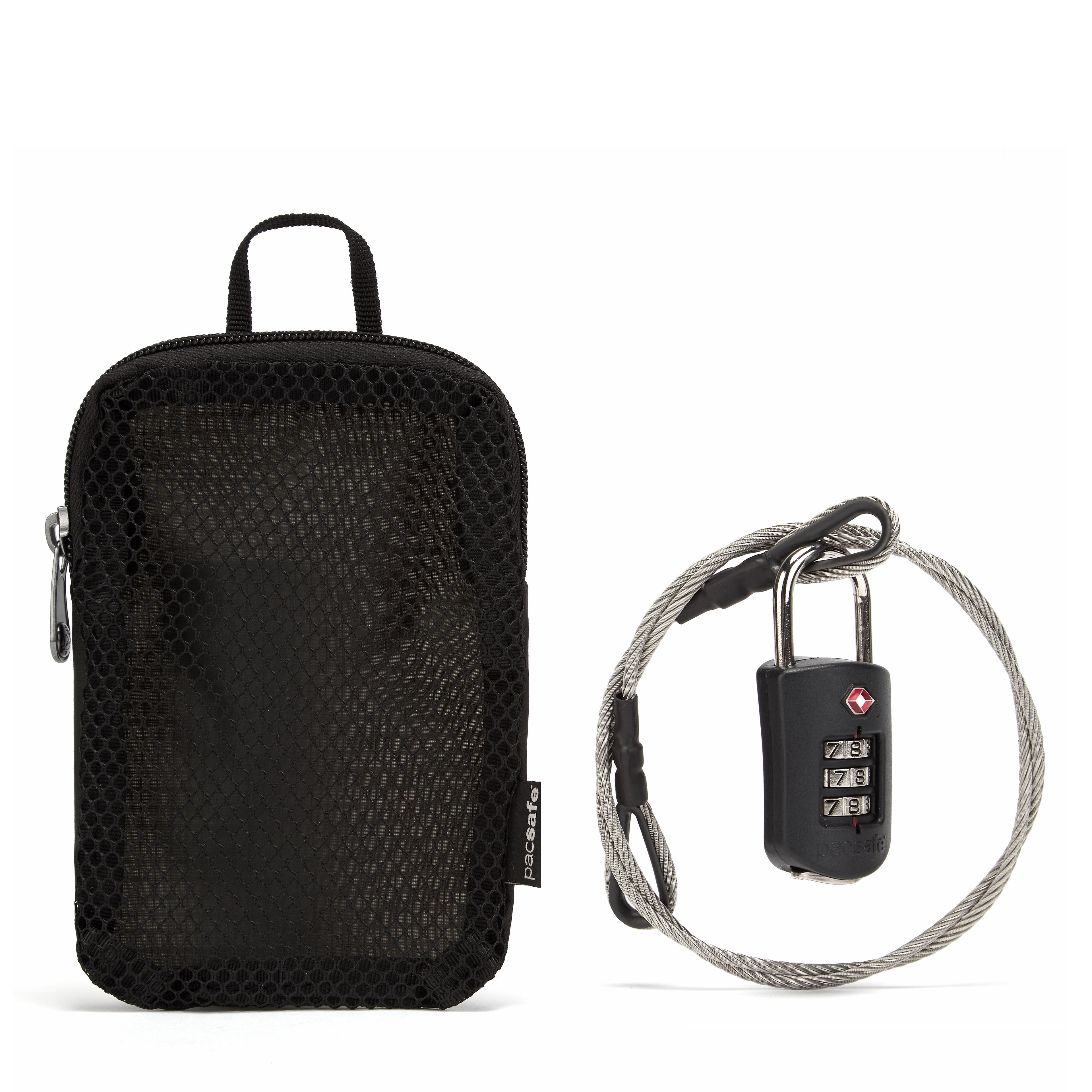 Pacsafe Prosafe 1000 TSA Combination Lock with Steel Cable