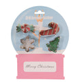 Bread and Butter Cookie Cutter - Snowglobe  Card  Tree  Candy Cane - 4 Pack