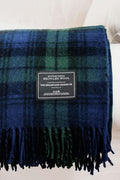 Heritage Collection - Recycled Wool Scottish Tartan Blankets - Forest