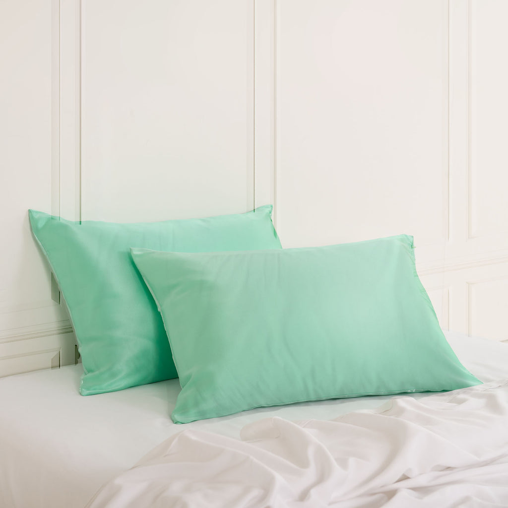 Royal Comfort Mulberry Soft Silk Hypoallergenic Pillowcase Twin Pack