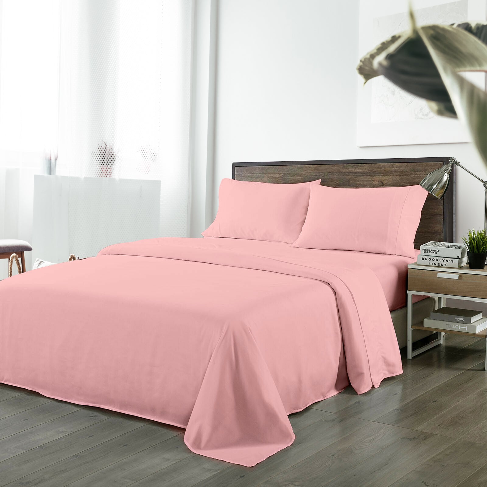 Royal Comfort Bamboo Blended Sheet & Pillowcases Set 1000TC Ultra Soft Bedding