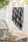 Antipodean Collection - Recycled Wool Picnic Check Blankets - Cypress