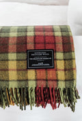 Heritage Collection - Recycled Wool Scottish Tartan Blankets - Maple Moss