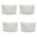 4 x Memory Foam Pillow Bamboos Covered Ultra Soft Hypoallergenic