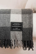 Heritage Collection - Recycled Wool Scottish Tartan Blankets - Smoke