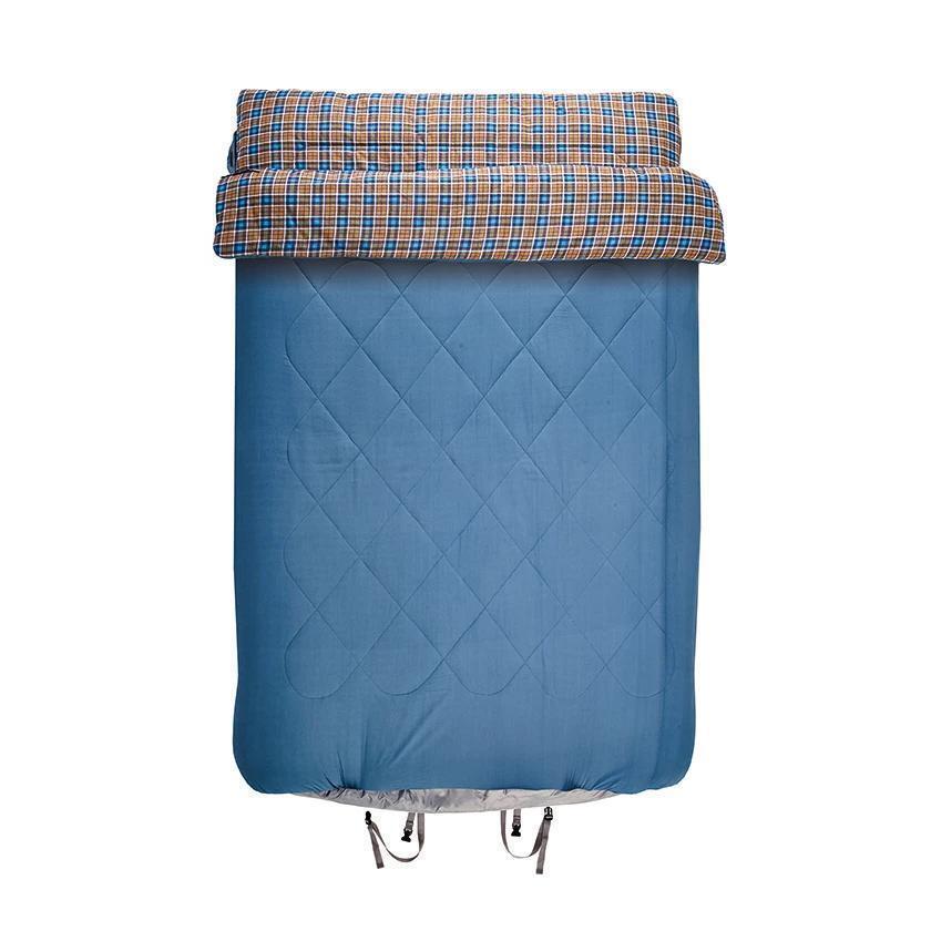 Oztrail Outback Comforter Queen S/Bag Navy x 2 Pack