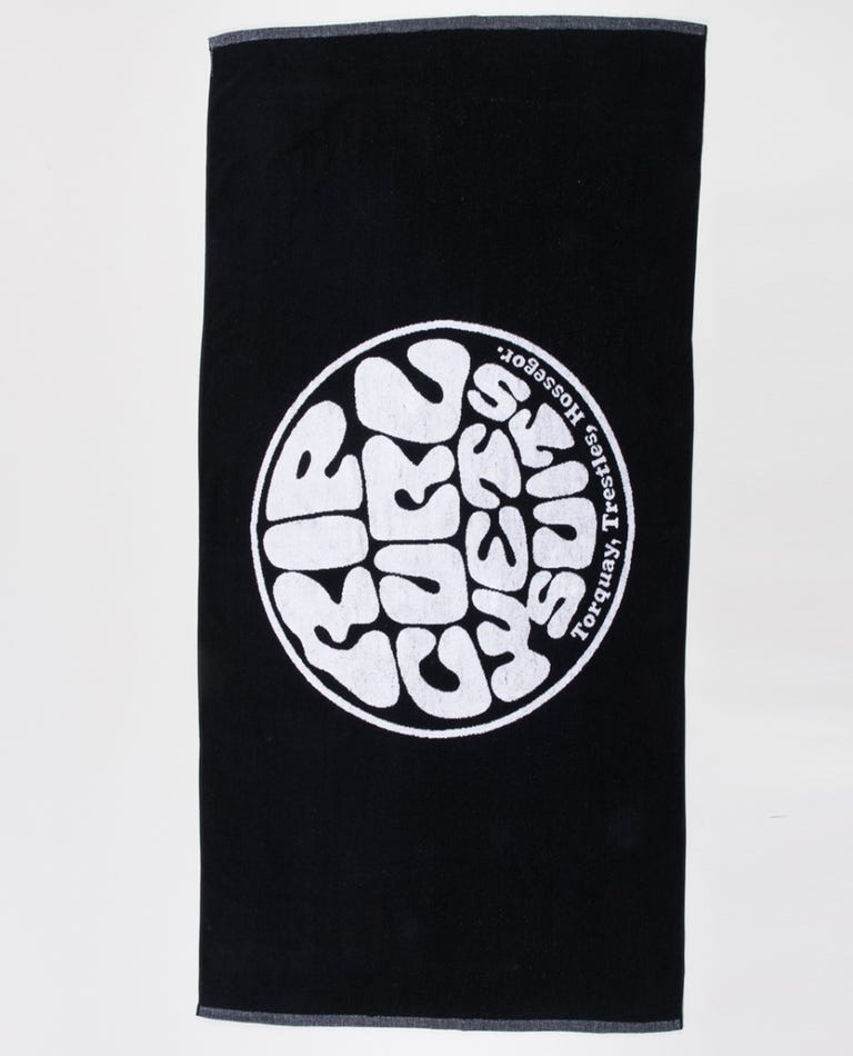 Wetty Icon Towel - Black